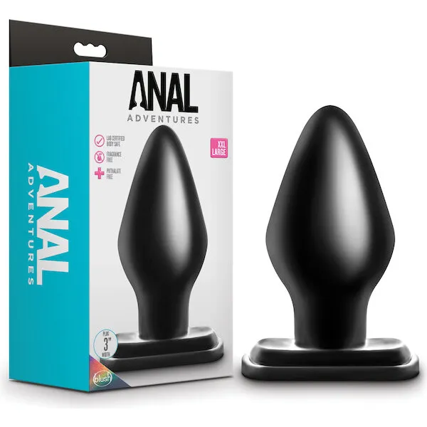 Blush-Anal-Adventures-XXL-Plug-Black