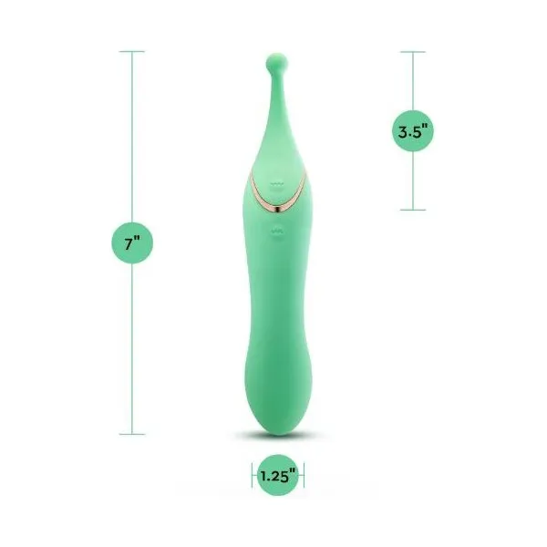 Blush-Stella-7-Inch-Dual-Ended-Clitoral-G-Spot-Vibrating-Wand-With-Precision-Stimulation-Green