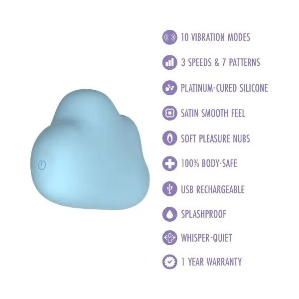 Blush Play With Me Cuddle Cloud - Blue