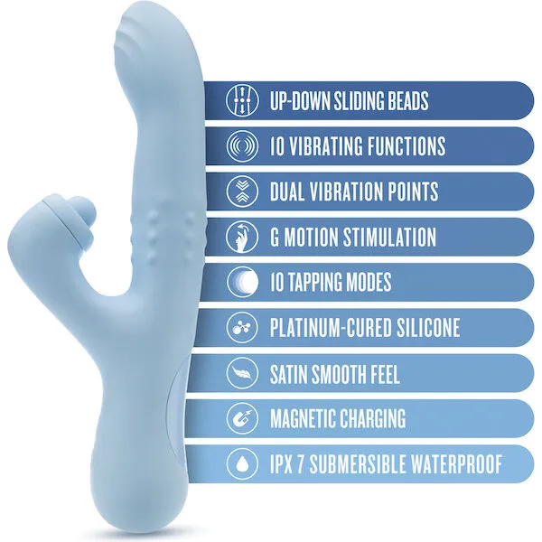Blush Devin G-Spot Vibrator - Blue