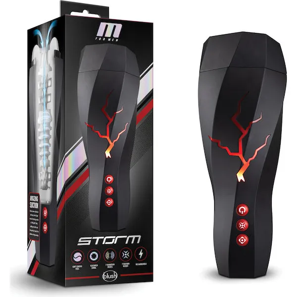 Blush-M-for-Men-Storm-Suction-Powered-Stroker-Clear