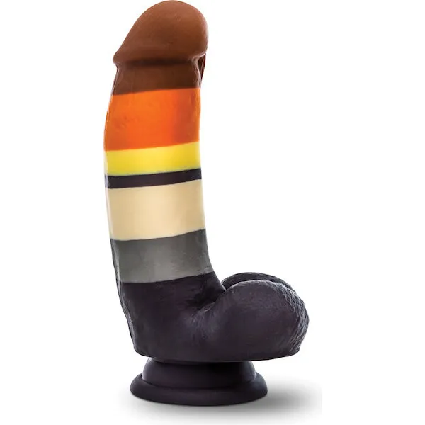 Blush-Avant-P9-Bear-Pride-Dildo-Multi-Color