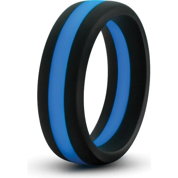 Blush-Performance-Silicone-Go-Pro-Cock-Ring-Black-Blue
