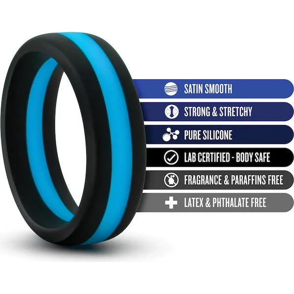 Blush-Performance-Silicone-Go-Pro-Cock-Ring-Black-Blue