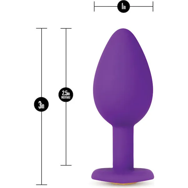 Blush-Temptasia-Bling-Plug-w-Gem-Small-Purple
