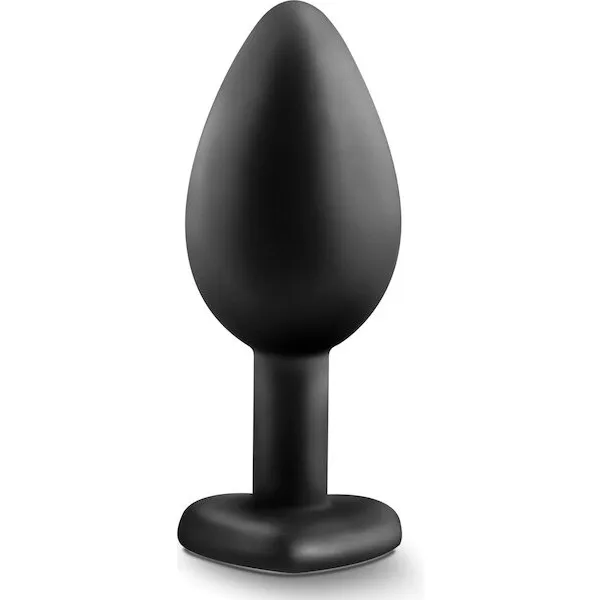 Blush-Temptasia-Bling-Plug-w-Gem-Small-Black