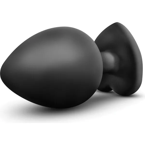 Blush-Temptasia-Bling-Plug-w-Gem-Large-Black