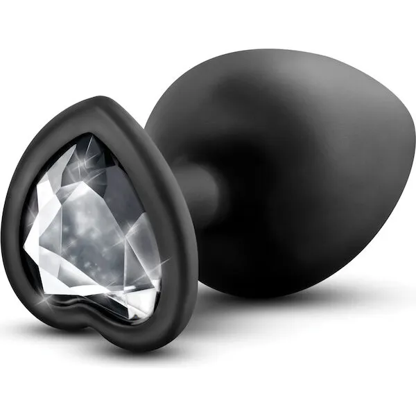 Blush-Temptasia-Bling-Plug-w-Gem-Large-Black
