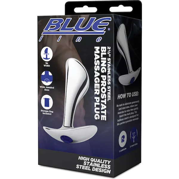 Blue-Line-2-5-inch-Stainless-Steel-Bling-Prostate-Massager-Plug