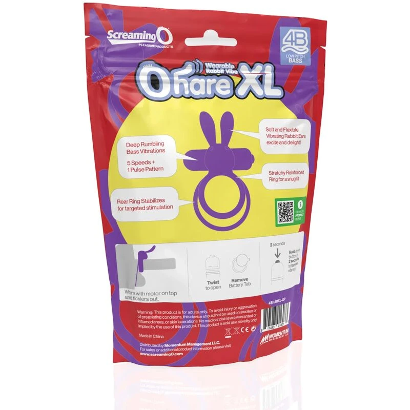 Screaming O 4B Ohare XL - Grape