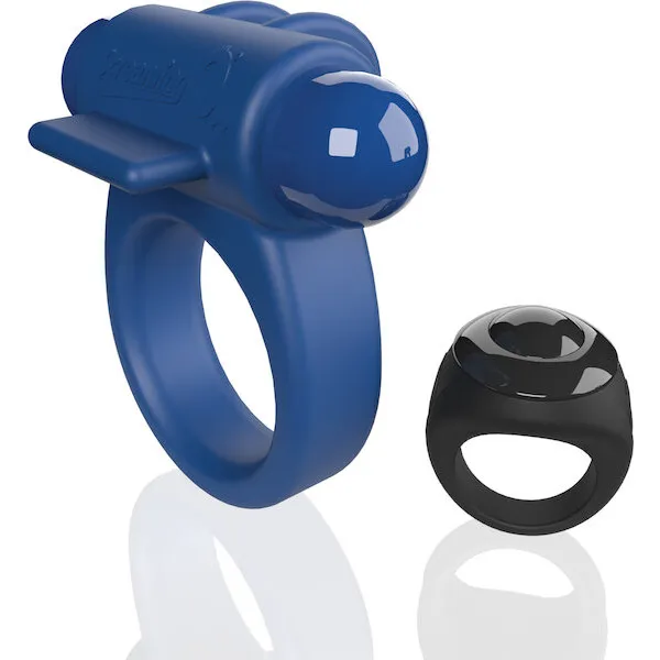 Screaming O Switch Remote Controlled Vibrating Ring - Blue