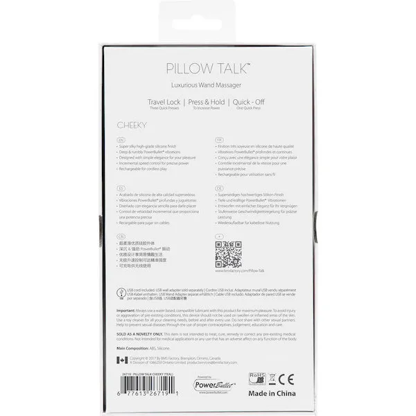 Pillow Talk Cheeky Wand - Teal