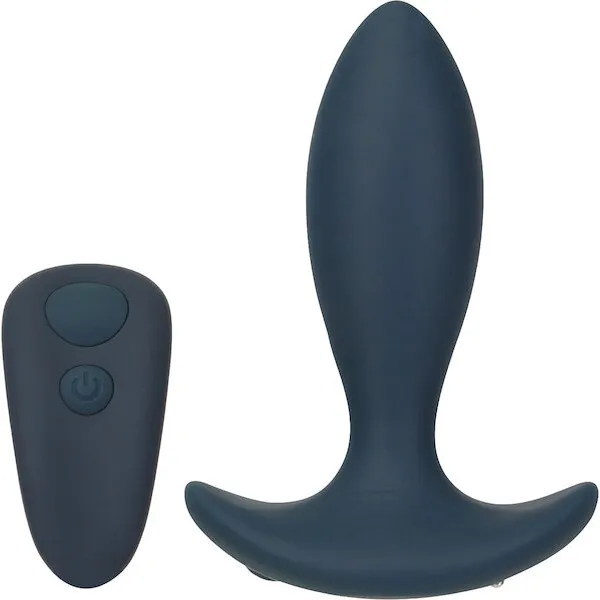 Lux-Active-Throb-Anal-Pulsating-Massager-w-Remote-Dark-Blue