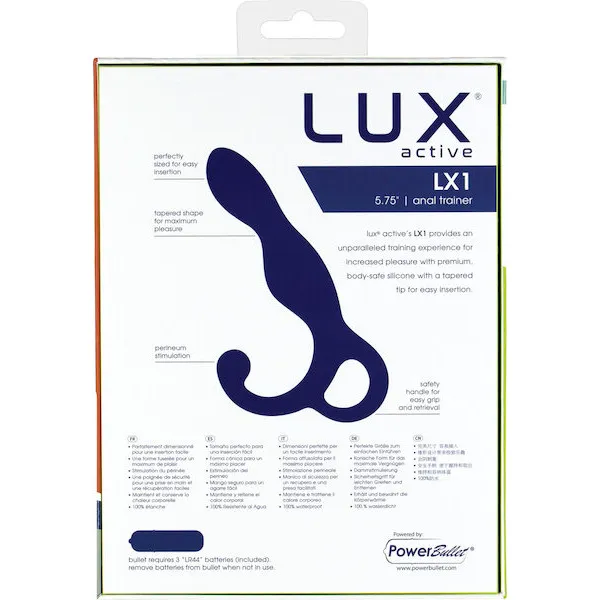 Lux Active LX1 5.75" Silicone Anal Trainer - Dark Blue