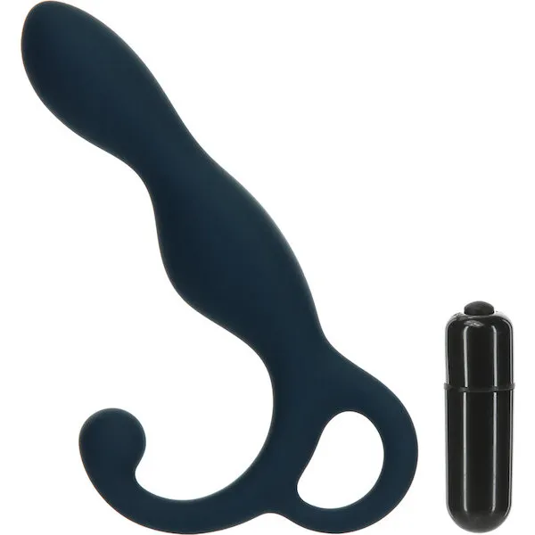 Lux Active LX1 5.75" Silicone Anal Trainer - Dark Blue