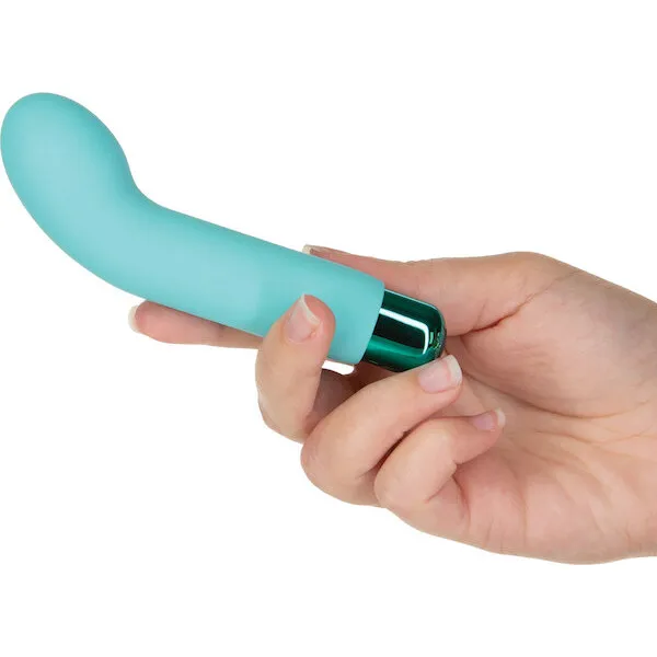 Sara-039-s-Spot-Rechargeable-Bullet-w-G-Spot-Sleeve-10-Functions-Teal