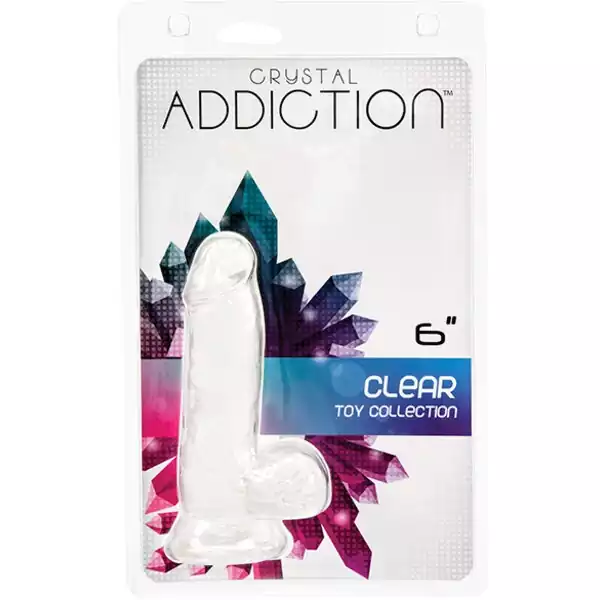 Crystal-Addiction-6-inch-Dong-Clear