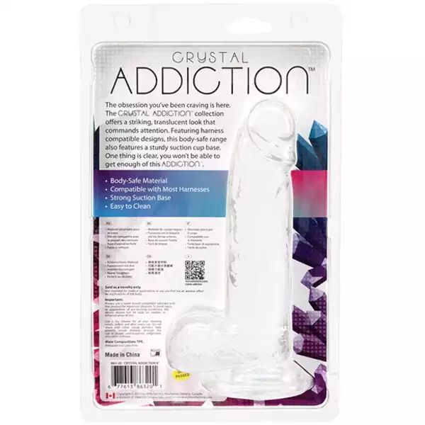 Crystal-Addiction-8-inch-Dong-Clear