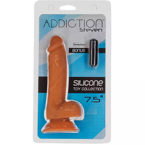 Addiction-Steven-7-5-inch-Dildo-Caramel