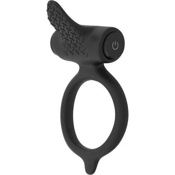 Bcharmed Classic Vibrating Cock Ring - Black