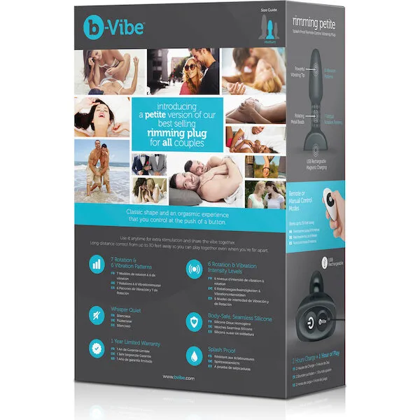 b-Vibe-Petite-Rimming-Plug-Black