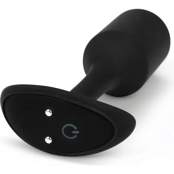 b-Vibe-Vibrating-Weighted-Snug-Plug-M-112-g-Black