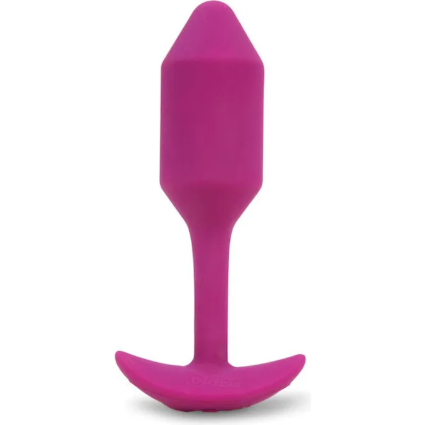 b-Vibe-Vibrating-Weighted-Snug-Plug-M-112-g-Rose