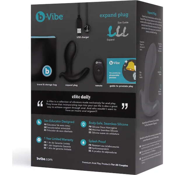 b-Vibe-Expand-Plug-Black