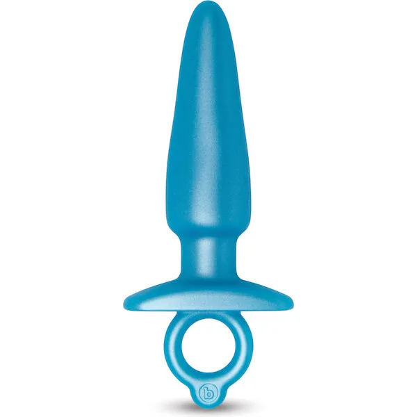 b-Vibe-Butties-Sleek-Tapered-Plug-Blue