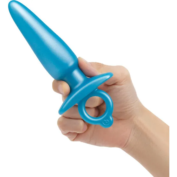 b-Vibe-Butties-Sleek-Tapered-Plug-Blue