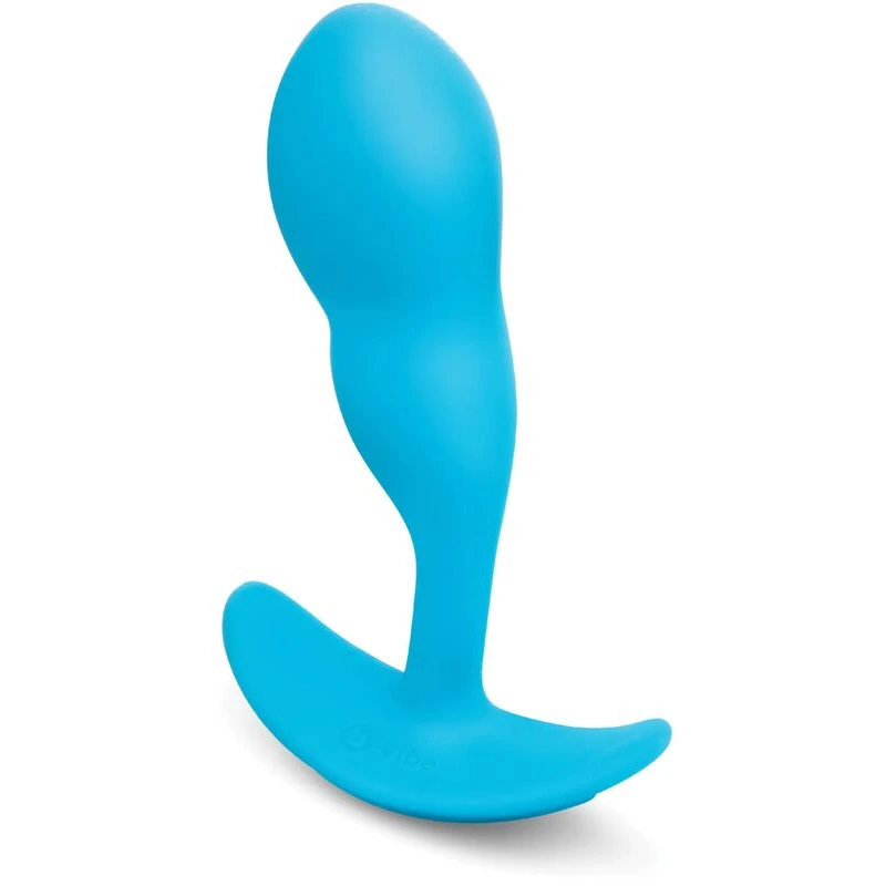 b-Vibe Remote Control P-Spot Snug Plug - Blue