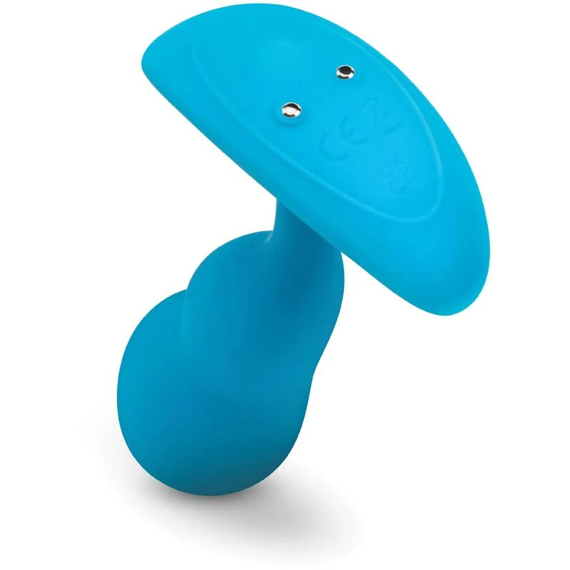 b-Vibe Remote Control P-Spot Snug Plug - Blue