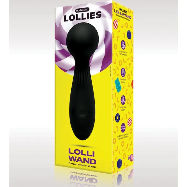 Bodywand Lolli Wand Vibrator - Black