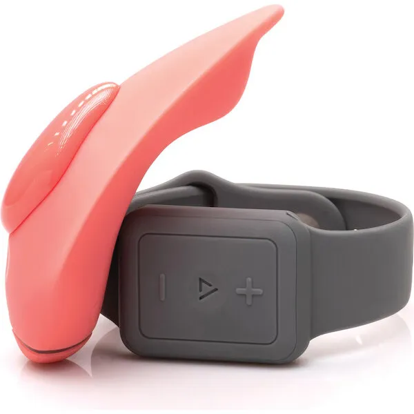 Clandestine Devices Companion Panty Vibe w/Wearable Remote - Coral