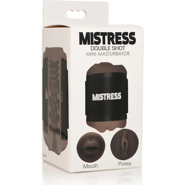 Curve-Toys-Mistress-Double-Shot-Mini-Masturbator-Mouth-and-Pussy-Dark
