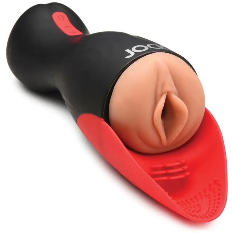 Curve Toys Jock Sucking & Vibrating Pussy Masturbator