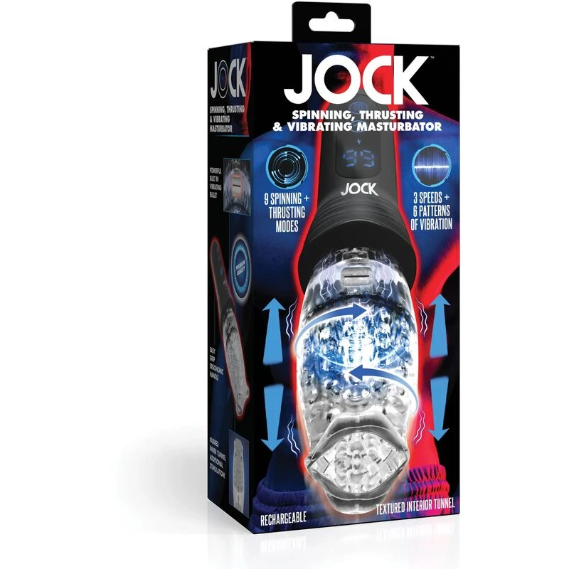 Curve Novelties Jock Spinning & Thrusting Masturbator