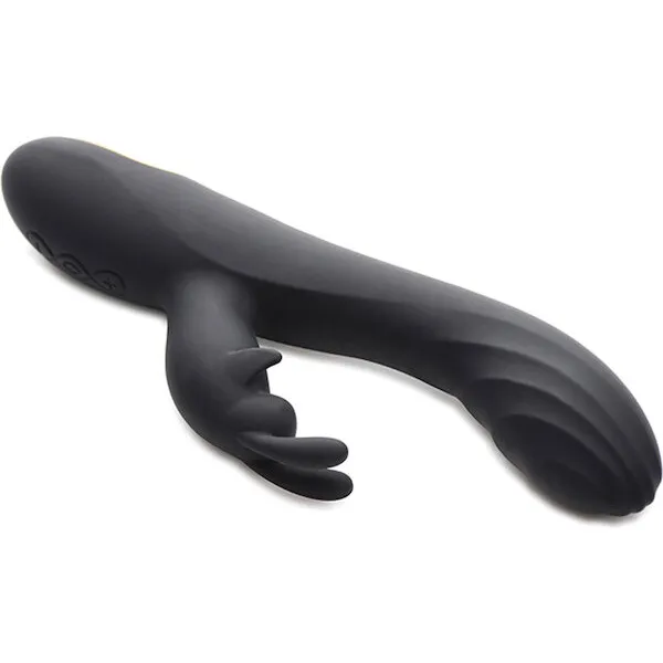 Curve-Novelties-Power-Bunnies-Cuddles-10x-Silicone-Rabbit-Vibrator-Black