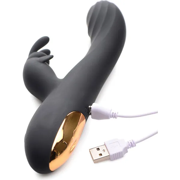 Curve-Novelties-Power-Bunnies-Cuddles-10x-Silicone-Rabbit-Vibrator-Black