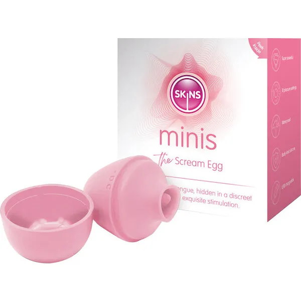 Skins-Minis-The-Scream-Egg-Pink