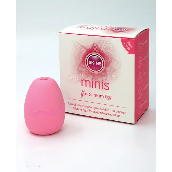 Skins-Minis-The-Scream-Egg-Pink