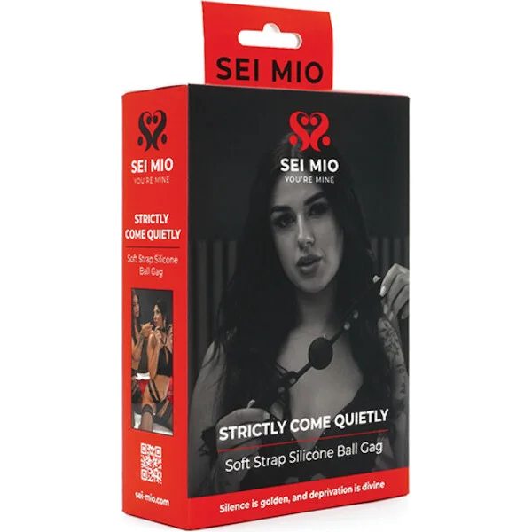 Sei-Mio-Strictly-Come-Quietly-Soft-Strap-Silicone-Ball-Gage-Black
