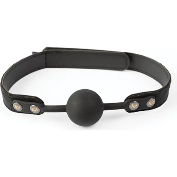 Sei-Mio-Strictly-Come-Quietly-Soft-Strap-Silicone-Ball-Gage-Black
