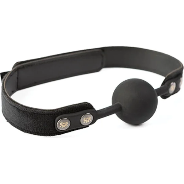 Sei-Mio-Strictly-Come-Quietly-Soft-Strap-Silicone-Ball-Gage-Black