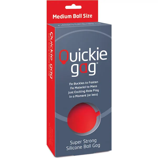 Quickie-Ball-Gag-Medium-Red