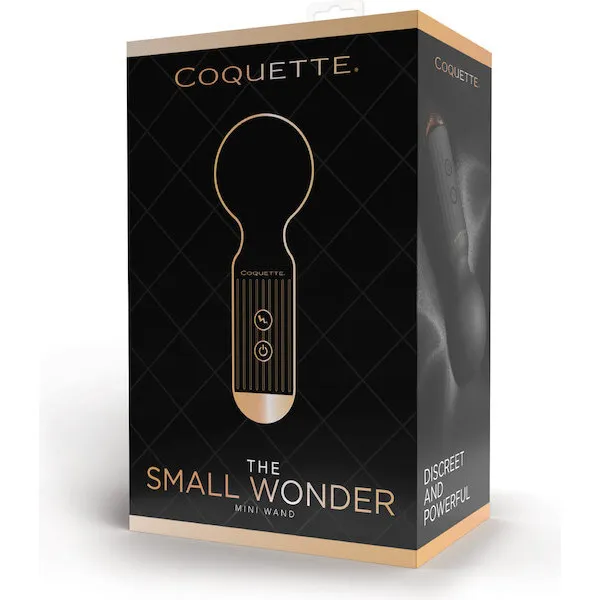 Coquette The Small Wonder Mini Wand - Black/Rose Gold