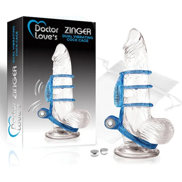 Doctor-Love-039-s-Zinger-Dual-Vibrating-Cock-Cage-Blue