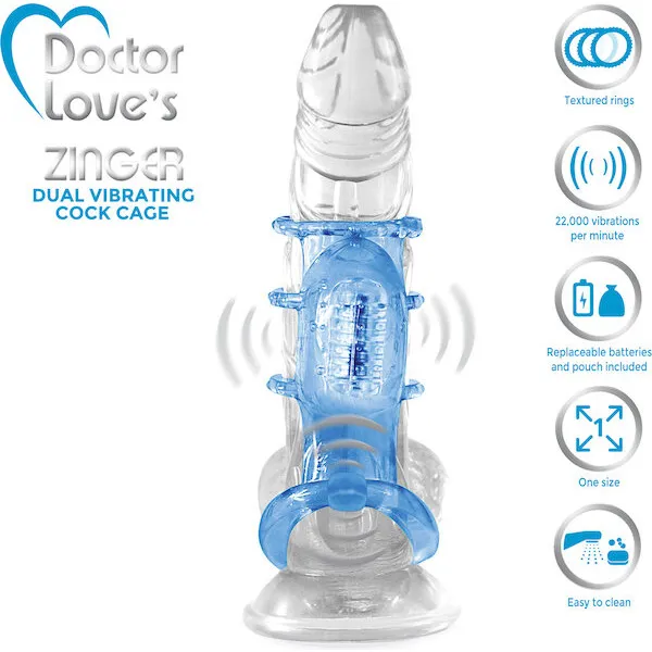 Doctor-Love-039-s-Zinger-Dual-Vibrating-Cock-Cage-Blue