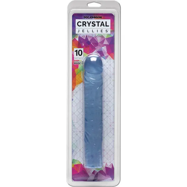 Crystal-Jellies-10-inch-Classic-Dildo-Clear