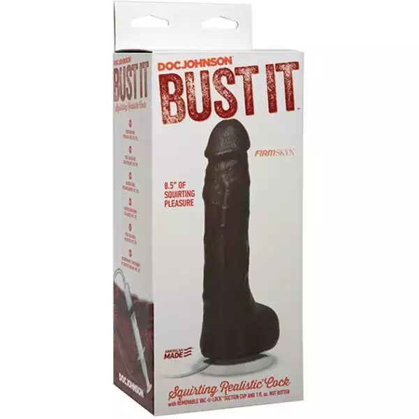Bust-It-Squirting-Realistic-Cock-w-1-oz-Nut-Butter-Black